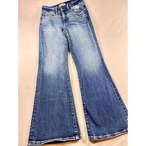 BKE Billie High Rise Bootcut Streetwear Jean Slim Fit Distressed Medium Wash 29